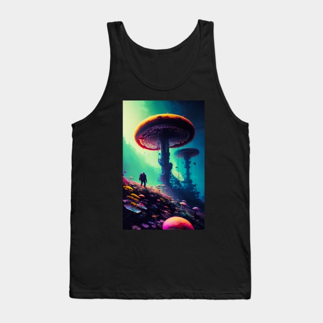 Abstract Another World Tank Top by Voodoo Production